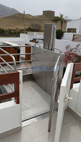 Elevador de Plataforma de Ascensores Aguilar