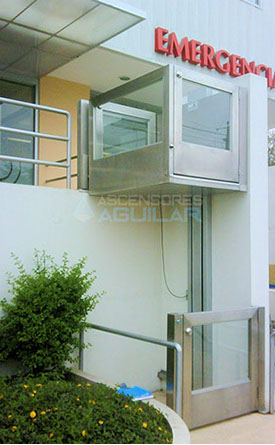 Elevador de Plataforma de Ascensores Aguilar