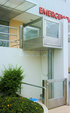 Elevador de Plataforma de Ascensores Aguilar